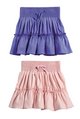 girls pack of two jersey skirts