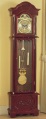 grandfather clock with free wall clock