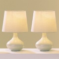 kerala ceramic table lamps (pair)