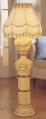 LXDirect ornate table lamp and column