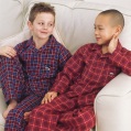 pack of two woven check pyjamas