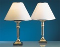 pair of candlestick lamps
