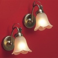 LXDirect pair of leaf wall lights
