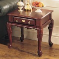 queen anne -style lamp table