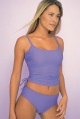 ruched side tankini