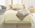 LXDirect suede design bed set