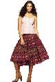 LXDirect tiered printed crinkle skirt