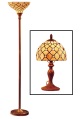 LXDirect tiffany-style table and floor lamp offer