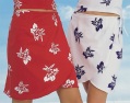LXDirect tropical print wrap skirt