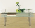 LXDirect wave coffee table with shelf