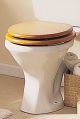 wood-effect toilet seat