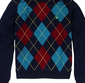 Lyle and Scott Mens Agryle Crew Neck Jumper 2014