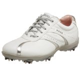 Ecco Golf Ladies Casual Cool Hydromax White/Light Silver #38553 Shoe 41