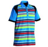 Lyle & Scott Galvin Green 08 Jones Polo Shirt Intense Blue/Multi Coloured XL