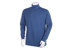 Lyle and Scott Cotton Interlock Longsleeve Roll Neck Shirt