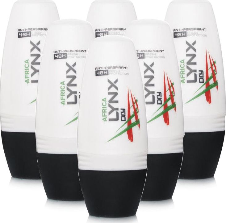 Lynx, 2102[^]0079990 Dry Africa Anti-Perspirant Roll-On - 6 Pack