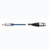 XLR (f) to 3.5mm stereo jack Minidisc cable 1m