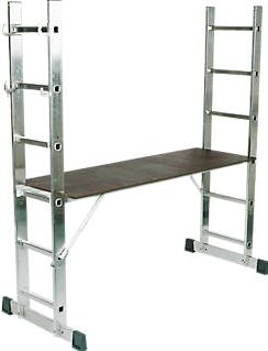 Lyte, 1228[^]18247 4-Way Combination Platform Ladder Aluminium