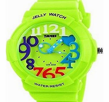 LZX Skmei?Fashion Children Outdoor Sport Quartz Wrist Watch 3ATM Waterproof Assorted Colors , Blue