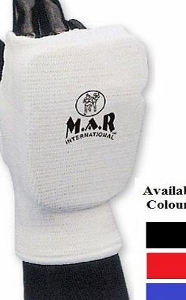 M.A.R International Ltd. M.A.R International Ltd Elasticated Fabric Gloves Mitts Sparring Martial Arts Karate Taekwondo Boxing Kickboxing Thai Boxing Mma Muay Thai White Large/X-