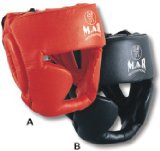 M.A.R International Ltd. MAR Boxing Head Guard (Cowhide Leather) LA