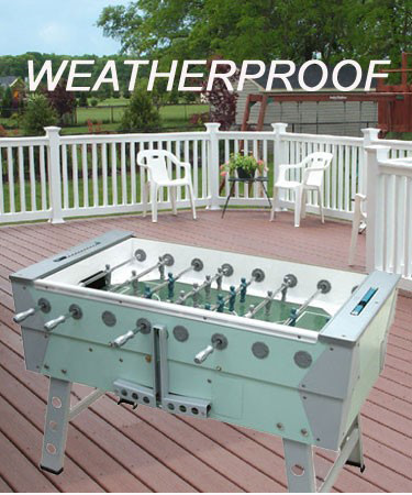 M M Professional Weatherproof Table Football Table