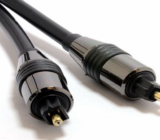 m-one  3 meter TOS Link TOSLink Optical Digital Audio Cable Lead for - SAMSUNG HT-J4500 5.1 Smart 3D Blu-ray amp; DVD Home Cinema System