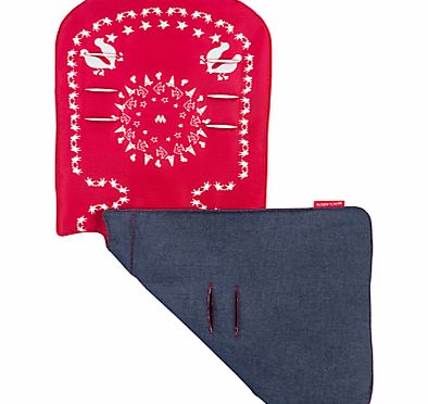 Maclaren Bandana Reversible Seat Liner, Scarlet