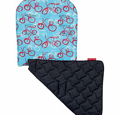 Maclaren Bicycle Reversible Seat Liner, Pool Blue