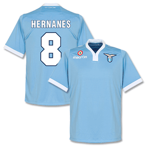 Macron Lazio Home Replica Hernanes Shirt 2013 2014 (Fan