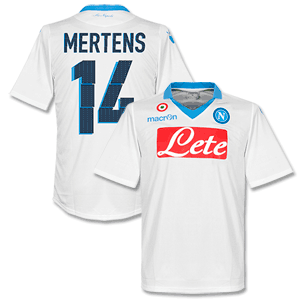 Macron Napoli 3rd Mertens 15 Authentic Shirt 2014 2015