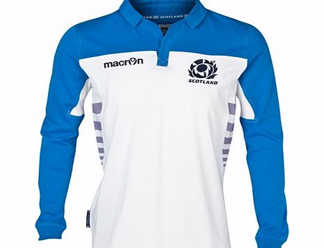 Macron Scotland Rugby Cotton Away Shirt 2013/14 - Long