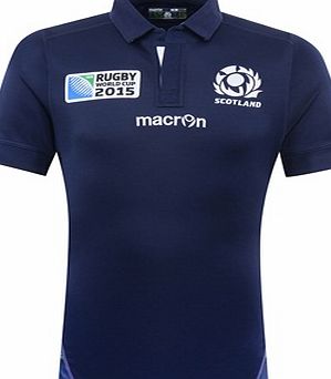 Macron Scotland RWC15 Home Pro Body Fit Short Sleeve