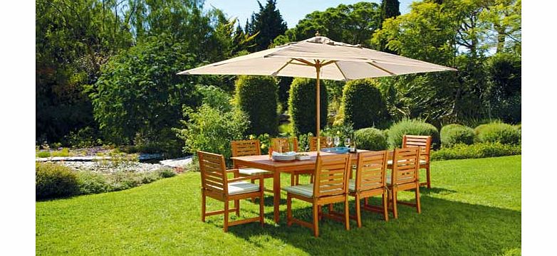 8 Seater Dressed Patio Set - Express