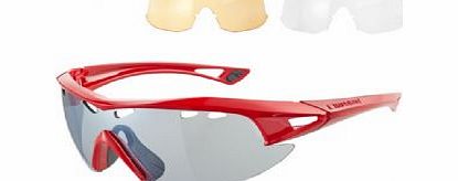 Recon Glasses 3 Lens Pack - Gloss Red /