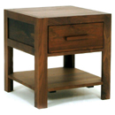 Madison Sq walnut wood nightstand furniture