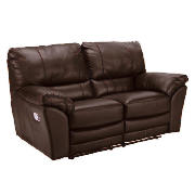 Madrid Leather Recliner Sofa, Brown