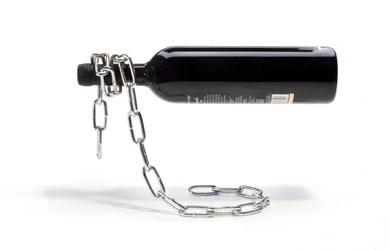 Chain Wine Bottle Stand