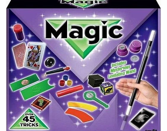 45 Tricks Magic Set *Childrens Magicians Box* Creative Learning Children KIDS
