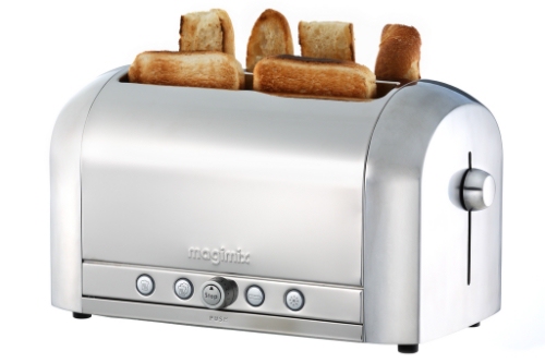 Magimix Brushed Steel Pro 4 Slot Toaster