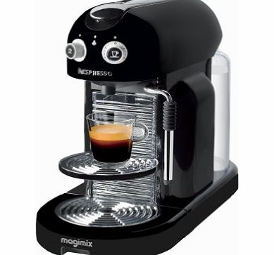 Magimix Nespresso Maestria Black Coffee Machine, 1.4 Ltrs, Black