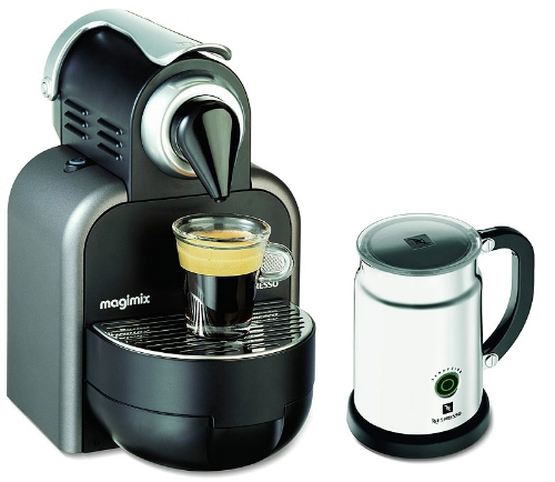 Magimix Platinum M100 Automatic Nespresso   Aeroccino