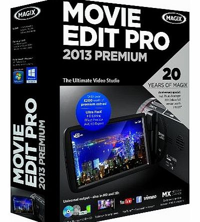 MAGIX Movie Edit Pro 2013 Premium (Anniversary Offer) incl. Photo Manager MX Deluxe