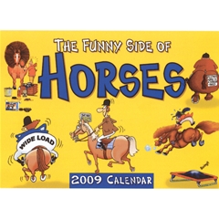 Funny Side Of Horses A4 Calendar: 2009