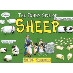 Funny Side Of Sheep A4 Calendar: 2009