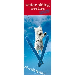 Water-Skiing Westie Slim Calendar: 2009