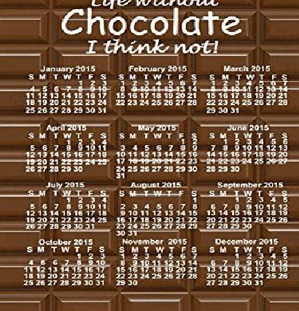 magnetsandhangers Life without Chocolate - 2015 calendar Mouse mat