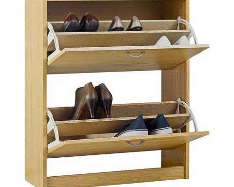Maine Shoe Storage Cabinet - Oak Effect