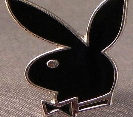 Mainly Metal Metal Enamel Pin Badge Playboy Bunny Girl (Black)