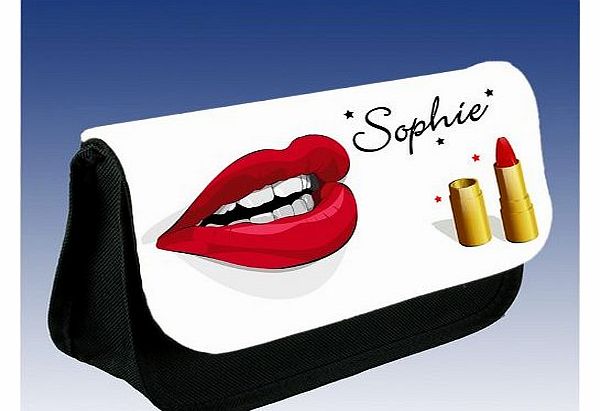 Personalised Name Lipstick Ladies Cosmetics Makeup Make Up Beauty Case + FREE UK SHIPPING